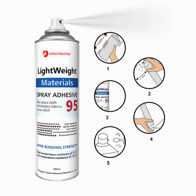 SPRAYMASTER OEM Factory Lightweight Multipurpose Spray Adhesive Glue for Wind Power Vacuum Resin Infusion Specific Carbon Fiber