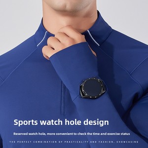 Nuova Maglia Sportiva Primavera 2026 a Maniche Lunghe con Mezza Zip, Asciugatura Rapida e Traspirante, per Uomo e Donna - Product Image 4