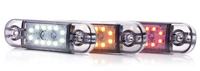 Luz de Posición Lateral LED ECE E-mark, Lámpara de Advertencia Ámbar Blanca Roja, Luz de Señalización Impermeable para Camión, Camioneta, Autobús