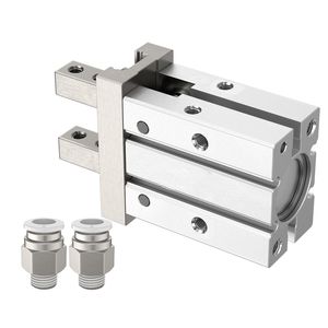 Kit de <span class=keywords><strong>suspension</strong></span> pneumatique, cylindre à air, petits pinceurs parallèles, dispositif pneumatique MHZ2-40D, filetage magnétique, <span class=keywords><strong>suspension</strong></span> pneumatique - Product Image 1