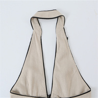 7231727 Nouvelle Robe Chic Française d'Été 2026 pour Femme, Sans Manches, Col Halter, avec Bordure Contrastante