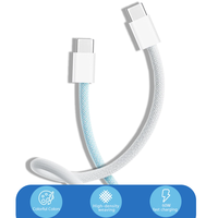 Cable Trenzado Tipo-C de Cobre Puro PD HXT + Adaptador de Carga, Conjunto de Carga Combinado, Gran Venta