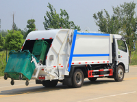Camion à ordures compacté diesel manuel Dongfeng 6X2 compacteur Jac de haute qualité 3 tonnes compresseur de déchets prix de la voiture à ordures