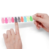 Professionnel Transparent Acrylique Ongles Conseils Affichage Livre Manucure Stockage Album avec Nail Art Montrant Outils Nail Fournitures Outil