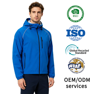 Hot Sale Waterproof Breathable <strong>Reflective</strong> Men's <strong>Cycling</strong> Running <strong>Jackets</strong> Adventure Ready Lightweight Rain Shield Outdoor <strong>Jacket</strong> - Product Image 1