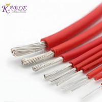 Fil électrique AWM 1015 10AWG à âme unique isolé PVC BC/TC, homologué VW-1 FT1, résistant au feu 600V DC