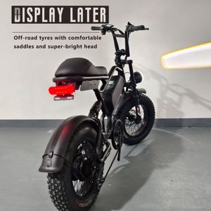 Vélo électrique à gros pneus 16 <span class=keywords><strong>pouces</strong></span> <span class=keywords><strong>Fatbike</strong></span> 48v 500w Vélo électrique tout-terrain Vélo électrique de ville Entrepôt européen Vélo électrique pour adultes - Product Image 3