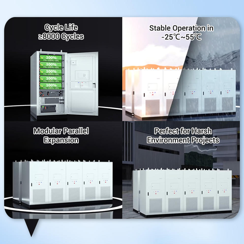 Sunpal All in One Solar Cabinet 125 kw 261 KWh Battery Energy Storage ...