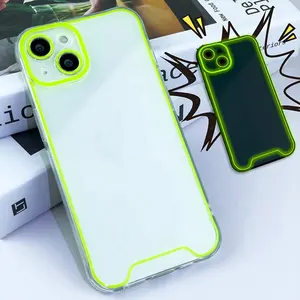 Night Light Luminous TPU Soft Mobile Protection Cover Phone Case For IPhone 15 14 Plus 13 12 11 Pro Max XS XR X 14Pro 15Pro