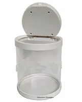 Boîte de verrouillage en acrylique avec minuterie et port de charge USB-Conception anti-dépendance pour téléphones, cigarettes, collations et plus