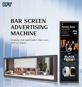 Pantalla de barra de 29 pulgadas, pantalla digital de tamaño personalizado, pantalla táctil de publicidad, barra estirada ultraancha, signatario <span class=keywords><strong>LCD</strong></span> - Product Image 4