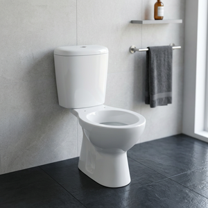 โถสุขภัณฑ์แบบตั้งพื้นชนิด EWC P-Trap เซรามิกอินเดีย ยุโรป - Product Image 5