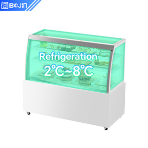 <span class=keywords><strong>Vitrine</strong></span> Réfrigérée Commerciale BoJin pour Boulangerie - <span class=keywords><strong>Vitrine</strong></span> en Verre pour Pain, Gâteaux, Pâtisseries, <span class=keywords><strong>Comptoir</strong></span> de Présentation de Desserts pour Supermarché - Product Image 5