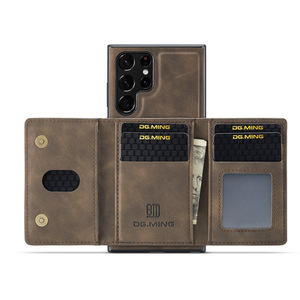 Cartera de cuero magnética desmontable de lujo para Samsung para Galaxy S22/S23 Ultra <span class=keywords><strong>A53</strong></span> PC Card Pocket Case - Product Image 3