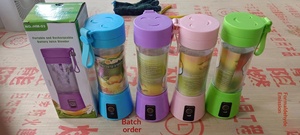 <span class=keywords><strong>Blender</strong></span> Buah Mini Portable 6 Mata Pisau Stainless Steel, USB Rechargeable, Kecepatan Tinggi, Siap Kirim Grosir - Product Image 6