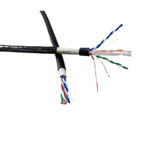 Câble réseau CAT6 UTP RJ45 23AWG 250MHz 8 conducteurs 0,57+mm, gaine PVC/LSZH personnalisée, cuivre sans oxygène pour communication