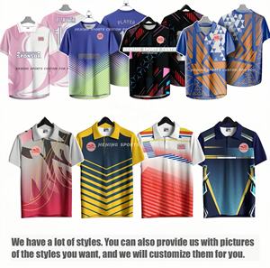 <span class=keywords><strong>2</strong></span> parça Set spor kız erkek masa tenisi örgü gömlek şort koşu eğitim çabuk kuruyan pantolon ile Activewear tenis giyim - Product Image 4