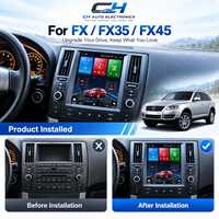 Autoradio stéréo Android GPS Navigation CarPlay Bluetooth pour Infiniti FX35 FX45 2003-2009