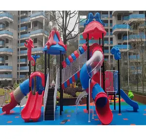 All'ingrosso attrezzature parco giochi all'aperto per bambini parco giochi all'aperto per bambini scivolo di plastica all'aperto