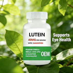 יצרני OEM מוכרים ישירות מוצרים בהתאמה אישית, מוצרים פופולריים, כמוסות רכות של לוטאין, תוספי תזונה, מותג פרטי - Product Image 3