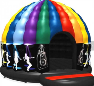Nouveau design extérieur de pvc de jeu gonflable de maison de <span class=keywords><strong>rebond</strong></span> de dôme de disco à vendre - Product Image 1
