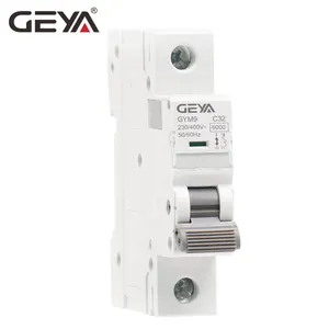GEYA GYM9-32A-1P tipi toptan GYM9 devre kesiciler fabrika ic65n C63A MCB IEC60898 standart CE Test raporu