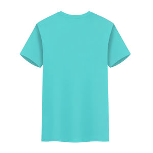 เสื้อยืดแขนสั้นผ้าโพลีเอสเตอร์ถักแบบ100% ทรงพอดีตัว - Product Image 3