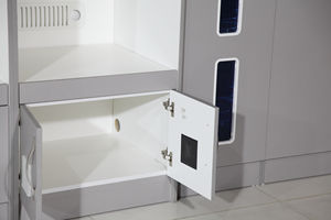 La progettazione libera ha personalizzato la mobilia dentaria medica dell'ospedale mobile con gli armadietti del lavandino per la clinica dentaria - Product Image 6