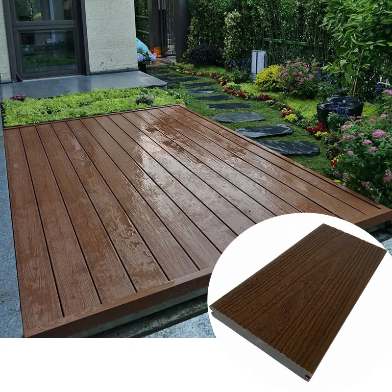 2022 New Generation LIKEWOOD Outdoor PVC Composite Decking Plastic flooring Terrace Deck