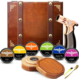 <span class=keywords><strong>Kit</strong></span> de fumeur de whisky Bourbon <span class=keywords><strong>à</strong></span> <span class=keywords><strong>l</strong></span>'<span class=keywords><strong>ancienne</strong></span> outils d'accessoires de barman infuser boisson 6 sortes de copeaux de bois copeaux pour cadeau de fête - Product Image 1
