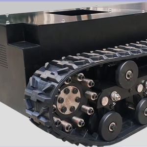 Vente flash : châssis à chenilles en caoutchouc, châssis de véhicule tout-terrain à chenilles, plateforme à chenilles en caoutchouc avec télécommande - Product Image 1