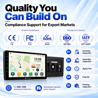Autoradio Android Flysonic 10 pouces avec double lecteur vidéo, navigation GPS et lecteur DVD 2 DIN