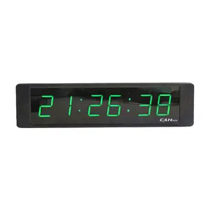 Rotating Car Rgb Mirror Led Digital Clock Home Decoration Screen That Hangs on Wall Wifi Kit for Kids Living Room Square CE
