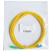 Cordon de brassage optique simple mode simplex LSZH de qualité télécom 2,0 mm 3,0 mm SC UPC vers SC UPC, câble de brassage à connecteurs optiques