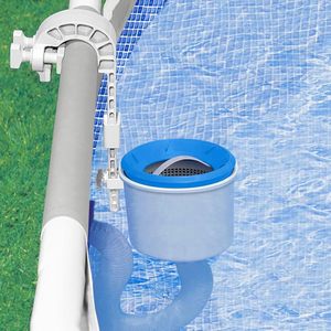 Skimmer de piscine Intex universel à fixation murale en PVC avec panier pour piscines hors sol, bloqueur de feuilles - Product Image 3