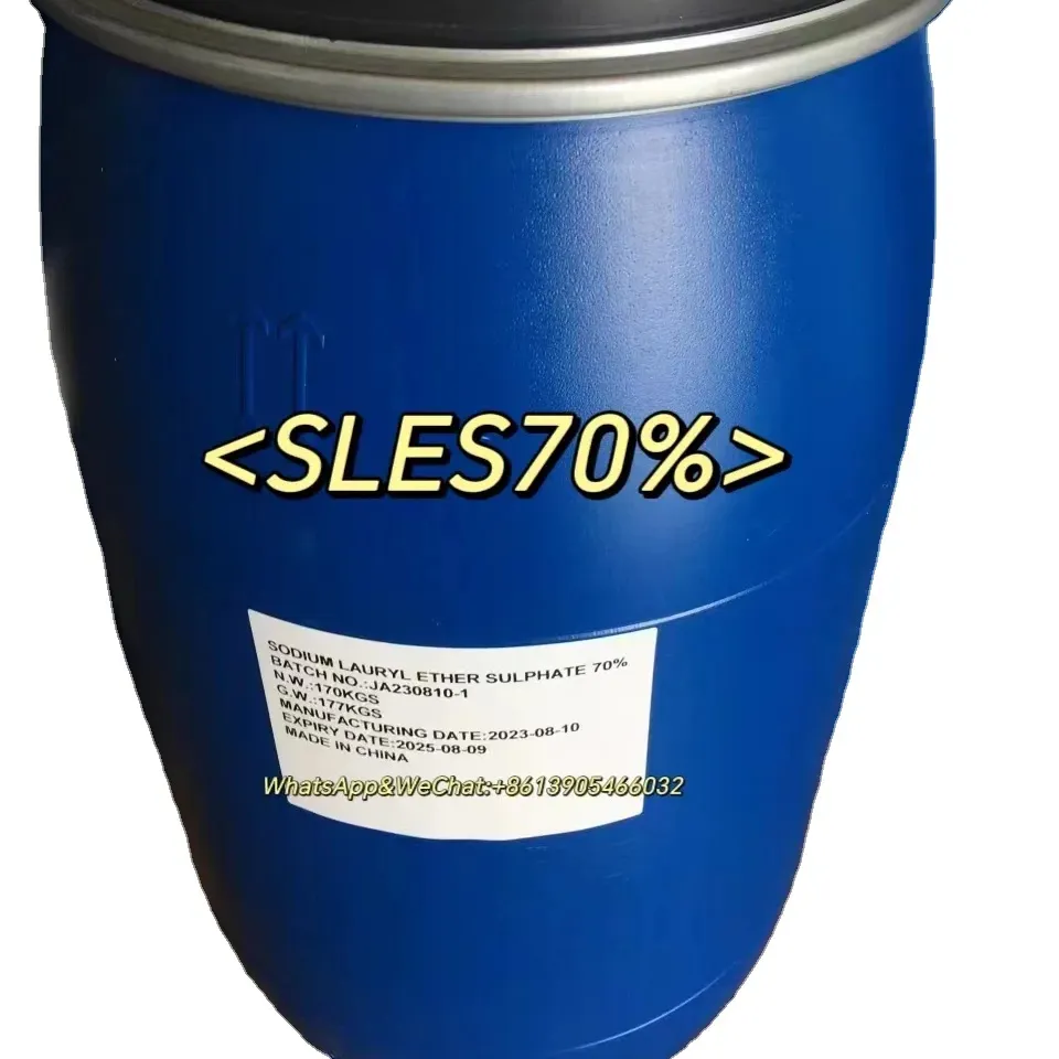 CAS 68585-34-2 sodio lauril etere solfato SLES 70