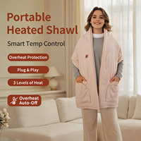 Chal Térmico Portátil de Bolsillo con Control Preciso de Temperatura NTC, Conexión USB, Ideal para Clima Frío, Compras, Viajes, para Damas