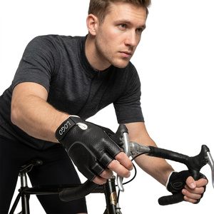 Gants de sport et de fitness unisexes personnalisés en spandex légers à lacets, demi-doigts, très demandés par SAAR INDUSTRIES - Product Image 1