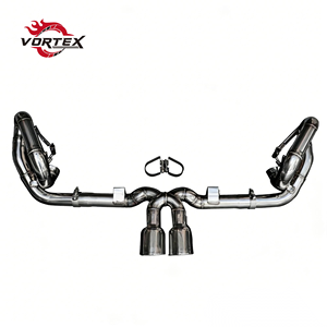 Sistema de Escape Catback con Válvulas de Acero Inoxidable Vortex para Porsche 911 Carrera 991 GT3 4.0, Escape de Competición - Product Image 1