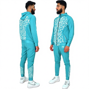 Chándal de Forro Polar Térmico con Capucha, Bordado con Logotipo Personalizado, 100% Algodón, Transpirable, Ecológico, de Secado Rápido, Estilo Vintage, en Oferta - Product Image 1