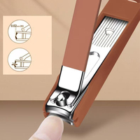 Ensemble de 7 coupe-ongles anti-éclaboussures pour femmes et hommes, type beauté, pédicure, outil pour cuticules et doigts, pour usage domestique