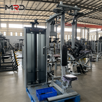 Machine à exercices réglable Mairuida en acier pour pectoraux et délipeurs dorsaux, pile de poids de 70 kg, poids maximal de l'utilisateur de 150 kg, pour l'entraînement de force des pectoraux et des épaules