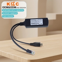 Répartiteur PoE Intérieur : Extraction du Signal Réseau et de l'Alimentation du Câble PoE – Injecteur/Commutateur PoE Actif Compatible