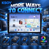 KSOY-T100 Radio Mobil Android 9 Inch Autoradio Layar Sentuh Car Play GPS 2+32G BT 5.4 WiFi 6 GLONASS Wireless Carplay Universal