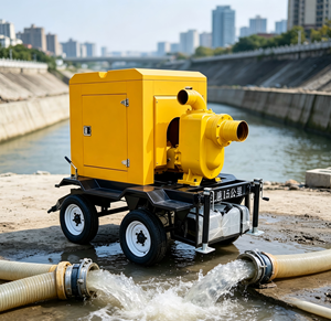 Camion pompe de drainage des inondations, pompe centrifuge haute pression en fonte, auto-amorçante, à vide, multifonctionnelle, de type ouvert, OEM - Product Image 4