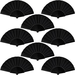 Abanicos Plegables de Plástico de 23 cm para Mujer, Estilo Festivo, Modelo PS, Accesorio de Juguete, Personalizados y de Colores, Artesanía Manual - Product Image 1