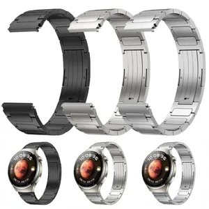 Cinturino in lega di titanio Premium per <span class=keywords><strong>Huawei</strong></span> <span class=keywords><strong>Watch</strong></span> 4 GT4 <span class=keywords><strong>GT2</strong></span> 3 Pro cinturino alto per attrezzi S3 Frontier - Product Image 2