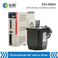 YAKO ES3-08BAI - Servomoteur AC - 1PH AC200-240V 5A 0.75KW - Contrôleur de moteur servo pour routeur de gravure CNC