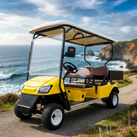Voiturette de golf électrique Tarion 4 places avec batterie au lithium, transmission AC, longue portée, châssis en acier, moteur 3,5 kW