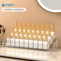 Étagère d'exposition en acrylique multi-tailles (3/4/5/6/7 niveaux) - Organisateur transparent pour bureau et commerce de détail